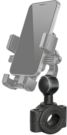 Monteringshuvud | Round Head Clamp - 2,5 cm kamerafäste för rör 19–23 mm (0,75–0,9 tum) | för direktuppspelning av video, filmbelysning, fotografering, videoinspelare