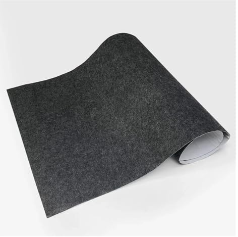 Isolamento per cofano Adesivo In Feltro Fonoassorbente Per Auto Ammortizzatore Tappetino In Autoadesivo Copripiedi Per Accessori Per La Casa 50x100 Cm(Grigio scuro)