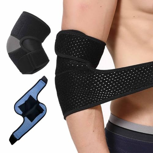 Somnr Elbow Support for Men & Women, Adjustable Tennis Elbow Support Strap