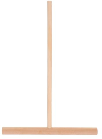 Utensile T per Crepe in Legno Beige per Impasto, Padella