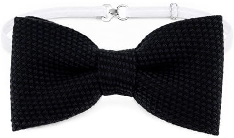 TigerTie Babyfliege Kinderfliege – Vorgebunden mit Gummizug & verstellbar 24–38 cm – 100% Baumwolle Piqué, Fliege für Taufe, Feier & Hochzeit