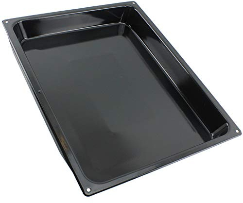 SPARES2GO Plat à rôtir extra large à bords profonds en céramique antiadhésive (46 cm x 36 cm x 5 cm)