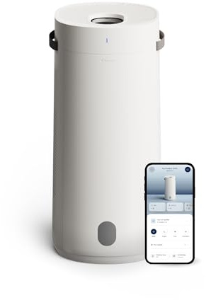 BLUEAIR 2-in-1 Purify + Humidify: Air Purifier and Humidifier with HEPASilent™ and 360° InvisibleMist™ Technology, Top Pour - covers 1,726 sqft in 60 minutes - Perfectly balanced air, one product