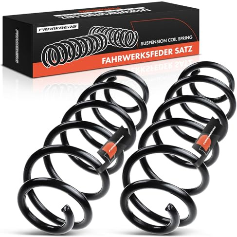 Frankberg 2x Federn Fahrwerksfeder Hinterachse 5Q0511121CD | Kompatibel mit Golf VII 5G1 BE1 BE2 BQ1