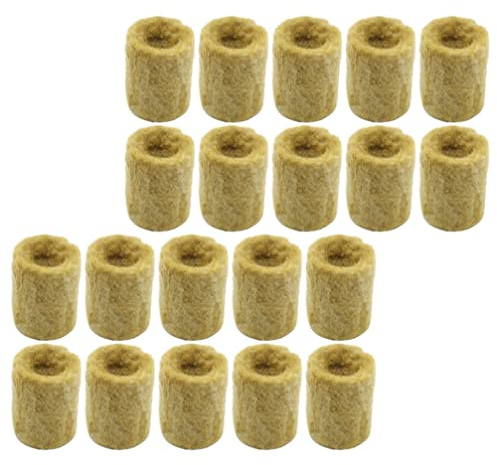 Yardwe 100 Stücke Anzucht Torf Torf Quelltabletten Aussaaterde Anzuchterde Kräutererde Mini Gewächshaus für Kleine Anzuchtschale Blumentöpfe Pflanztöpfe Pflanzkasten Zimmergewächshaus