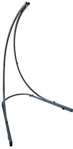 Lola PALMA Hängesesselgestell aus Metall anthrazit wetterfest freistehend max. 150 kg Outdoor & Indoor Ständer Gestell Schaukelgestell Rohrrahmengestell für Hängesitz Hängesessel Hängestuhl Federwiege