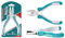 Total Tools - Mini pinces universelles | 115 mm | Idéal pour l'électronique et la mécanique délicate | Compact et polyvalent | Précision maximale | Fabriqué en chrome vanadium | Manche bi-matière