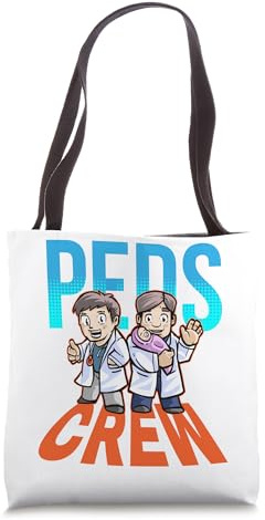 Pediatric Pediatrician Nurse Peds Squad Crew Tote Bag