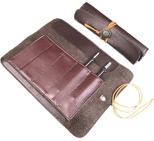 Schnitzwerkzeuge Roll-up-Beutel Leder-Gravur Roll-up-messerabdeckung Tragbare Schnitztasche Multifunktions-werkzeugbeutel