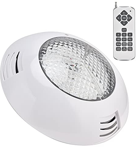 Topyond LED-Poolleuchte, RGB-Fernbedienung, Tauchfähige Wandleuchte, AC12 V, Wasserdicht, Unterwasser-, Schwimmbadbeleuchtung Für Whirlpool(25W)