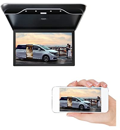 Lecteur DVD portable pour lecteurs vidéo d'appuie-tête de voiture 19 pouces voiture moniteur HD LCD écran voiture vidéo Playe 1080P Automobile plafond toit montage affichage Portable multimédia TV lie
