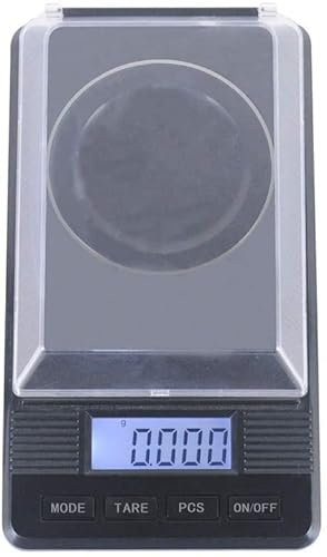 DDKYHU Balance électronique numérique Haute précision 0,001 g, Mini Balance de Poche pour Bijoux, Balance de Laboratoire Portable pour Rouge à lèvres Diamant et Or (20 g/0,001 g)