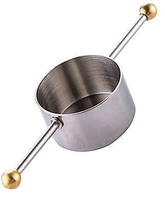 Ciieeo Taza Medidora De Acero Inoxidable Para Bar Vaso Medidor De Onzas Para Cócteles y Vino Resistente y Fácil De Limpiar Para Uso Casa y Locales