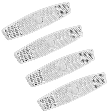 XINFEIBEI Bike Wheel Reflectors Bicycle Spoke Reflector for Safety Warning, Night Riding, Bike Decorations, 4-Pack