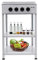 4 hornillos de gas natural con quemadores blancos rectangulares de hierro cuádruple de hierro natural independiente hornillo de gas natural para camping al aire libre autocaravana hornillo portátil de