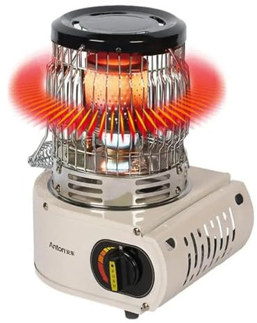 TIEOAXFT Stufa di Riscaldamento Stufa Multifunzione Fornello for arrosti Riscaldatore da Campeggio Bruciatore a Gas Escursionismo Stufe Portatili Divise Riscaldatore a Gas liquefatto