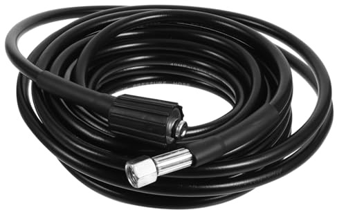 INOOMP 8m Manguera Negra De Alta Presión Bar Para Hidrolavadoras Conexión Adecuado Para Tareas De Limpieza Exteriores y Automóviles