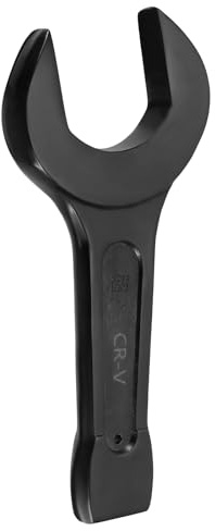 sourcing map Open End Striking Wrench 125mm Metric CR-V Steel Single Open Spanner Baking Paint U Shape Head Wrench Hand Tool for Mechanical Automotive Repair