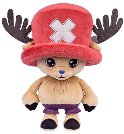 One Piece Large Plush Chopper, 12-Inch Soft Collectible Toy | Authentic character design for snuggling, display, or collecting; One Piece gift for fans and collectors