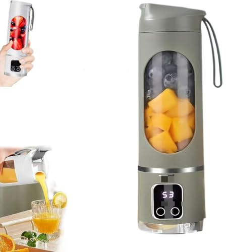 Digital Multimode Juicer Blender, High Power Smoothie Maker with Multiple Speed Settings, 2-in-1 Juicer and Blender for Shakes, Juice, and Kitchen Use(White)