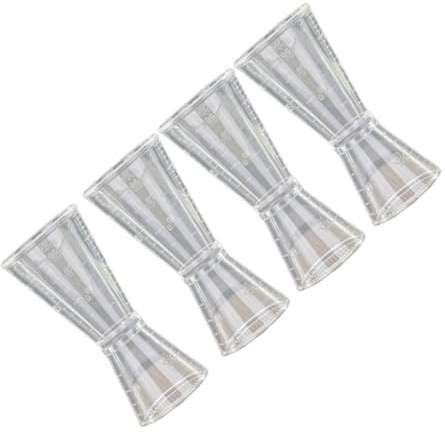 Sewroro Misurino a Doppia Testa per Vino 4 Pezzi Graduazioni Precise Strumento da Bar per Misurare Alcolici e Cocktail Accessorio Versatile per Barman Professionisti e Feste a Casa