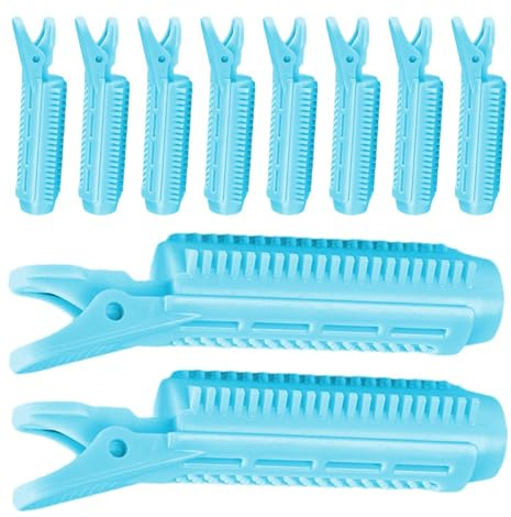 Fermagli volumizzanti per capelli, 10 pezzi, per l'attaccatura dei capelli, arricciacapelli, kit di styling istantaneo per salone di bellezza, strumento di miglioramento rapido dei capelli