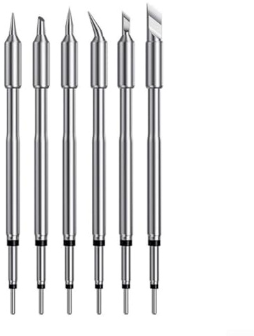Accesorios de soldador para HS-02 HS-02A HS-02B, repuesto de repuesto de cabeza de hierro de punta de soldadura para estación de soldadura