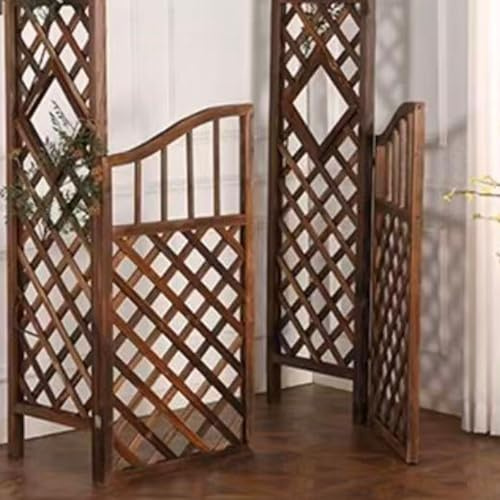 Wetsfgdg Gartenbogen Holz Vielseitige Pergola,Rosenbogen,Rankgitter,Spalier,Torbogen & Rankhilfe Für Garten & Außenbereich(112x3.5x114cm-Nur Tür)