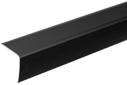 ANODISED Aluminium Anti Non Slip Stair Edge Nosing Trim 900mm x 35mm x 35mm A41, Black