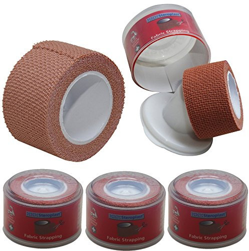 Steroplast 2.5cm x 1.5m Fabric Cut to Size Finger Wound Cut Dressing Plaster Roll - Triple Spool Pack