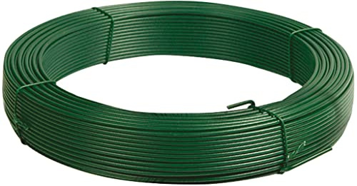 Fil galvanisé pour ligature grillage avec finition en PVC - Ø 2,8 mm L. 100 m.