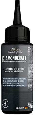 DiamondCraft Professional - Résine UV - 100 g - Pour bijoux et pendentifs - En résine - Jusqu'à 2 cm - Haute viscosité - Gel résistant à la chaleur - Résistant à l'eau