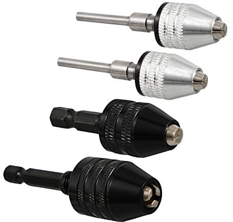 Cabilock Pc 1 Mandril Universal Portabrocas De 3 Mordazas Mandril Sin Llave Convertidor De Portabrocas Adaptador Portabrocas Sin Llave Arrojar Portabrocas Pequeño Mini Aleación