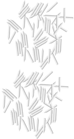 EXCEART 120 Stk Keramisch Gebrannte Stütznägel Unterstützung Beim Brennen Von Töpferwaren Stelzen Für Töpferöfen Töpferofen Bewegliche Nägel Feuerfestes Material Kunsthandwerk Weiß Keramik