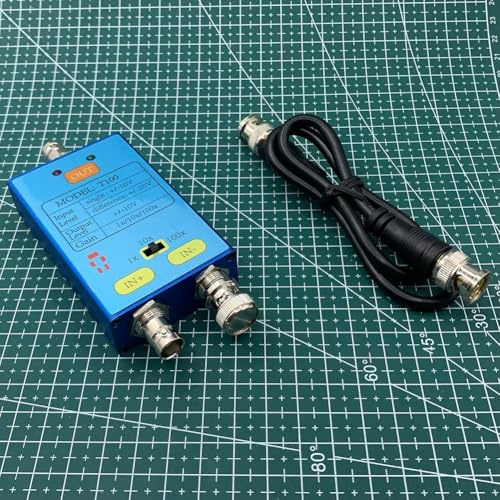 Sonde différentielle d'oscilloscope T100 1X/10X/100X, bande passante de 10 m pour amplifier le signal faible, pour ingénieurs électroniques, maintenance, personnel de R & D