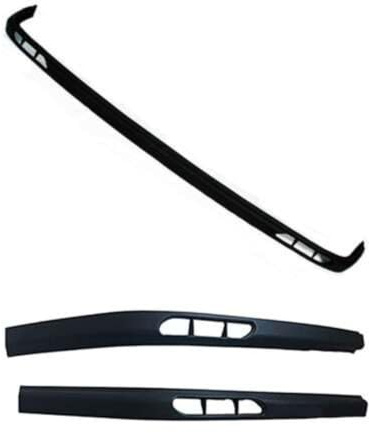 Extension de pare-choc avant pour 206 Compatible avec kit de tuning type Laguna Noir mat AutoVision