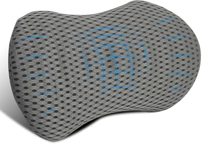 Almohada de apoyo lumbar, cojín lumbar de espuma de memoria para el apoyo de la parte baja de la espalda, almohada para el alivio del dolor de espalda, almohada de apoyo para la espalda