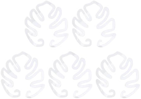 HUSHUI 5-teiliges Pflanzengreifer-Klammer-Set, Einzigartige ästhetische Topfpflanzen-Stützklammern Halten Pflanzen Zähmbar und Wachsen Vertikal (Monstera-Typ)