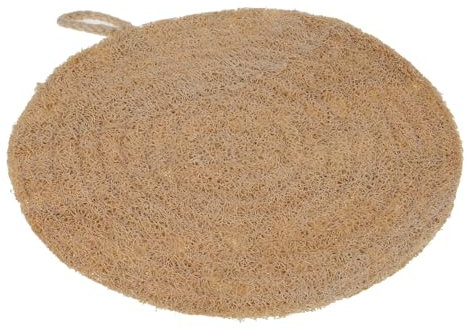 SECFOU Loofah Sponge Steamer Liners Mesh Mat Round Steamer Liner for Steamed Buns Dumplings Home Supplies