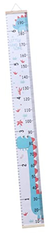 MOBUTOFU Wachstumsdiagramm Für Kreatives Wandtattoo Zur Höhenmessung Für Jungen Und ädchen Dino Design Hängende Messlatte Für Das Kinderzimmer Dekorative Wanddekoration