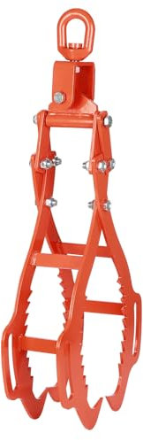 32inch 4 Claw Log Grabber, Solid Steel Log Tongs with 3306 lbs Loading Capacity, Eagle Claws Design Log Lifting Tongs, Heavy Duty Grapple Hook for Trucks Tractors Timberjacks Forklifts