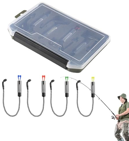 Allarme di Allarme della Catena di, Allarme Tenda con indicatore di Morso - compatta e Leggera tritata | Allarme Multifunzionale Sensibile e