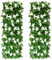Expanding Gardens Trellis Panels 200x40cm, Artificial Ivy Fence Screening with White Orchid, Garden Privacy Hedge Screen for Garden, Balcony, Outdoor, Gardens Fences Screeningss (2PCS)