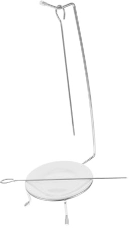 Healifty Support à Brochettes Acier Inoxydable Grillade pour Barbecue Support Métallique pour Pique- et Camping Facile à Nettoyer