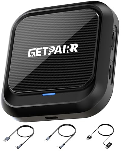 GETPAIRR Magic Ai Box 3.0 - Wireless CarPlay & Android Auto Adapter, Android 13 Car Video Box eseguire qualsiasi APP con Dual Bluetooth, Dual WiFi + 8 Core CPU, 4K Streaming Video, GPS, Supporta 256GB