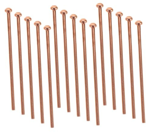 NUOBESTY Lot de 500 Clous de Soudure pour Réparation de Carrosserie, Fer Cuivré, pour Véhicules et Pare-Chocs, Réparation Rapide en Atelier Domicile | Extraction de Bosses Carrosserie Auto, Usage Atelier Réparation Véhicule, Application Rapide et Polyvalente