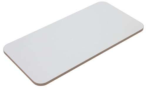 Cryfokt Plateau de Table Marin en Bois Massif, Design Spacieux, Facile à Nettoyer, pour Pont de Yacht de Camping-Car, Dessus de Table à Manger de Bateau, 800x400mm