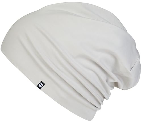 Enter the Complex® Ljus Jersey Mössa, Damer och Herrar, Slouch Beanie av Bomull, Elastisk