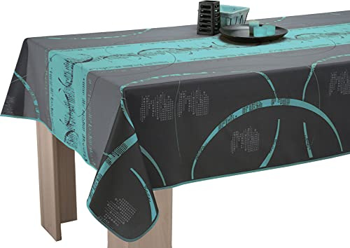 Nappe Anti-Taches Astrid Turquoise - Taille : Rectangle 150x240 cm