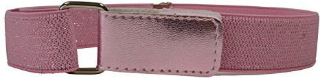 Olata Glitzer-Stretchgürtel, Mädchen 1–6 J., 25 mm | Verstellbarer Stretchgürtel mit Glitzer für 1–6 Jahre mit Klettverschluss; einfach, sicher und bequem.